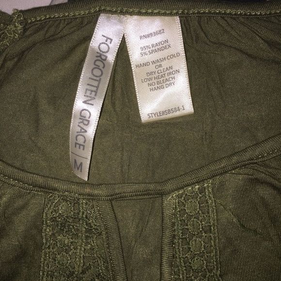 Forgotten Grace Crochet Trim Blouse - Picture 5 of 6